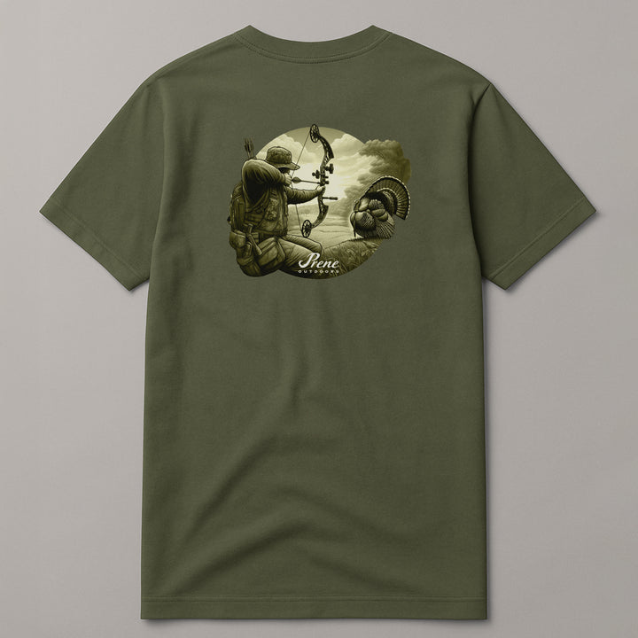 Old Timer Bow Hunter Olive Tee