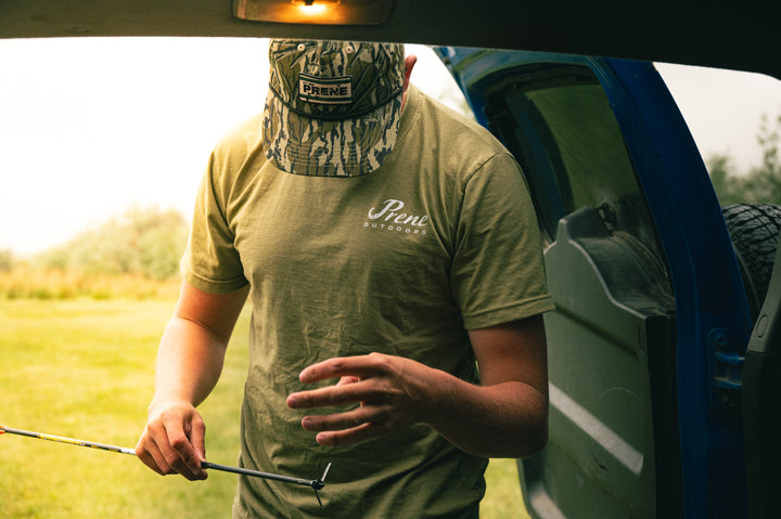 Old Timer Bow Hunter Olive Tee