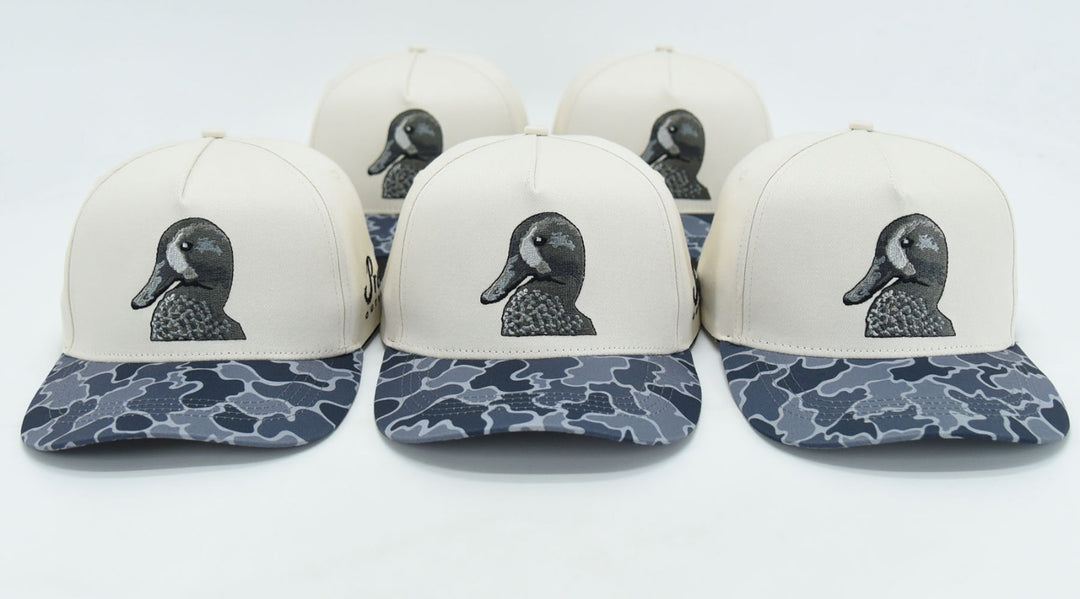 Blue-Wing Snapback Hat